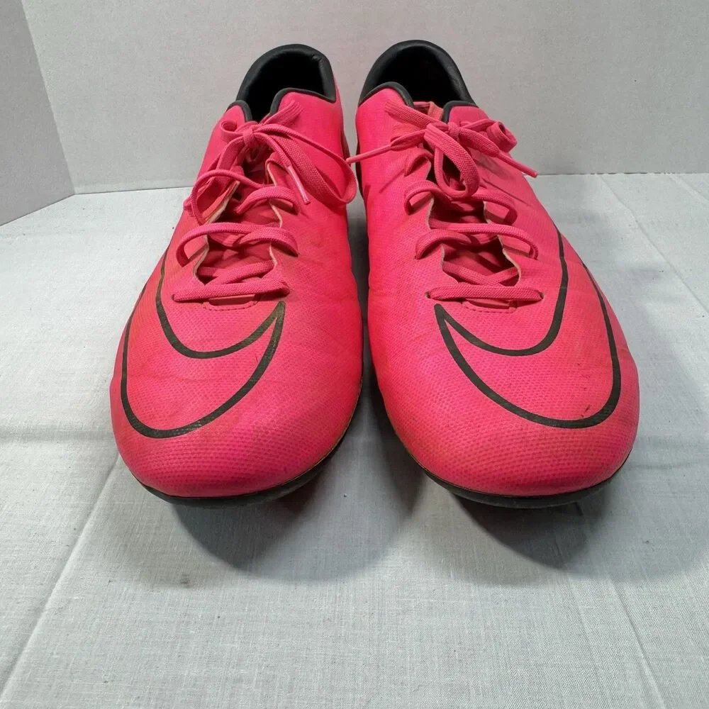 Nike Mercurial Victory 5 FG 651632-660 Soccer Shoes Hyper Pink Lace Up Men's 12